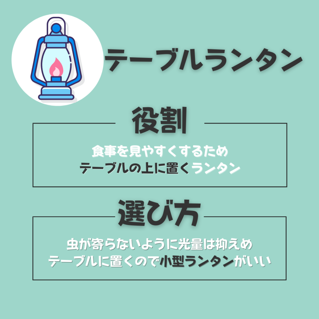 テーブルランタン