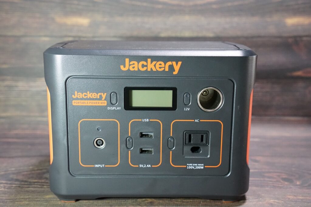 Jackery ポータブル電源400の全体像